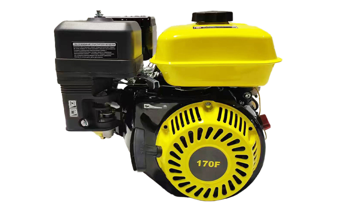 Двигун 170F - бензин (під шліци діаметр 25 мм) (7 к.с.) YBX