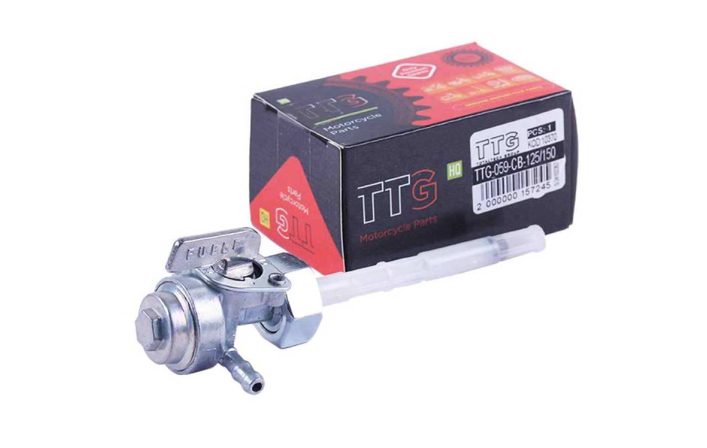 Кран бака топливного TTG на мотоцикл с бензиновым двигателем СВ-125/150