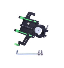 Тримач телефону HFCM-19 TT AGRO MOTO (кріплення на кермо), алюміній, зелений