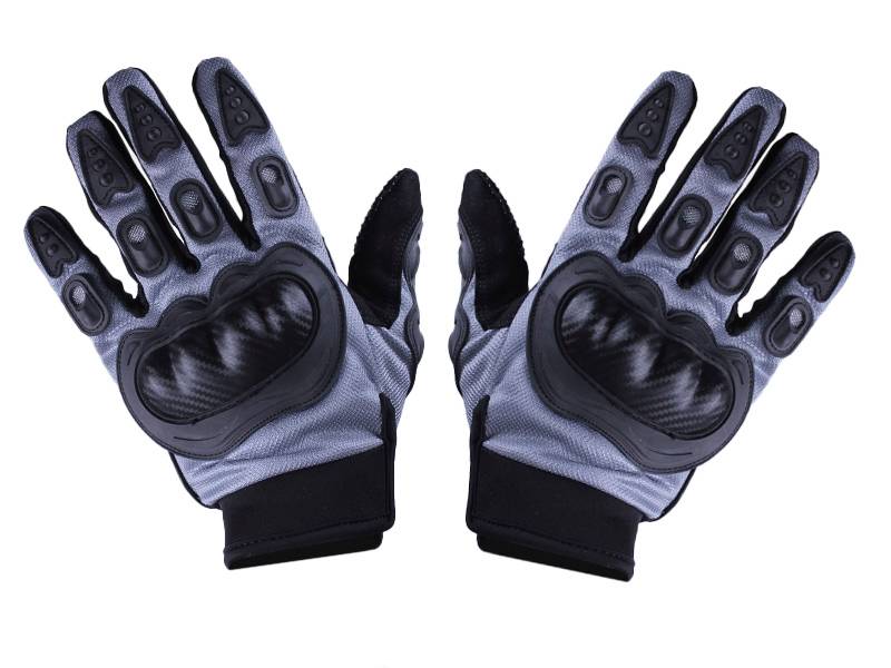 Мото рукавички MS07 TT AGRO MOTO (чорний із сірим текстиль size L)