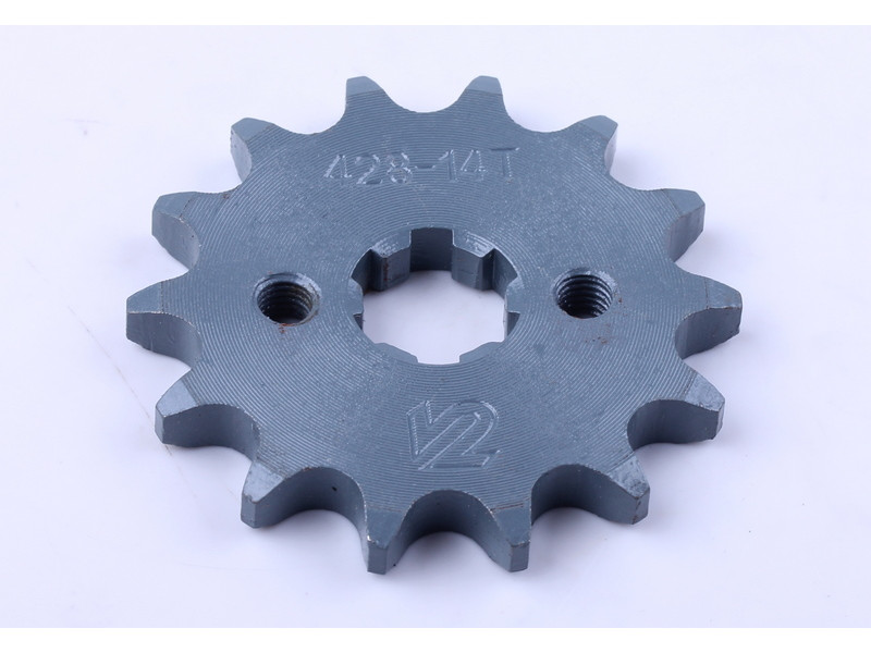 Звезда передняя 14Т YBX на мопед Viper Active с бензиновым двигателем 110CC