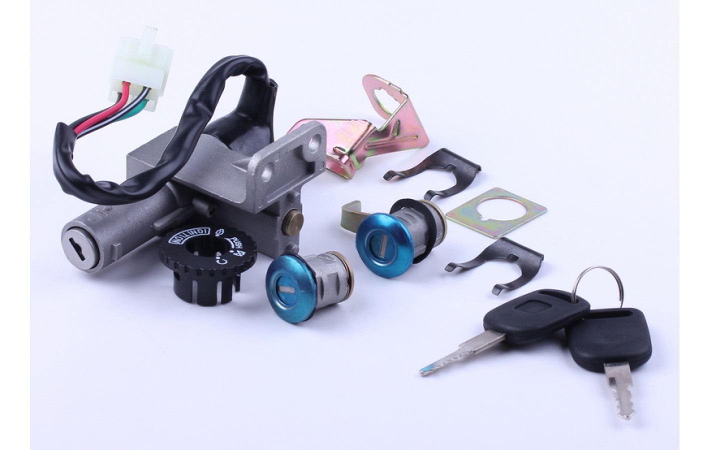 Замки, к-т: 3 шт. + кріплення (058) - Grand prix YBX