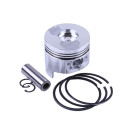 Поршневий комплект 86,50 мм (тупий конус форкамери): 8 одиниць - 186F YBX