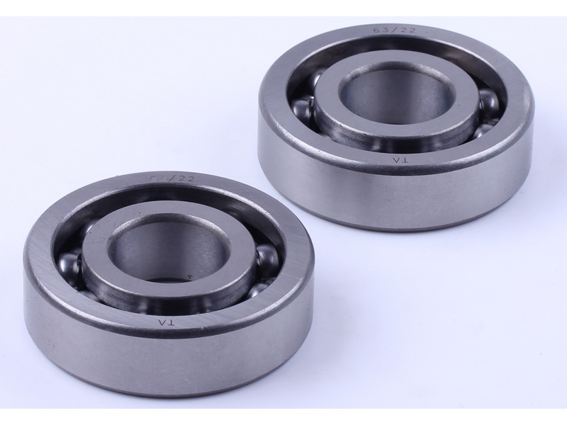 Подшипник коленвала, к-т: 63/22×2 шт. - 125/150CC