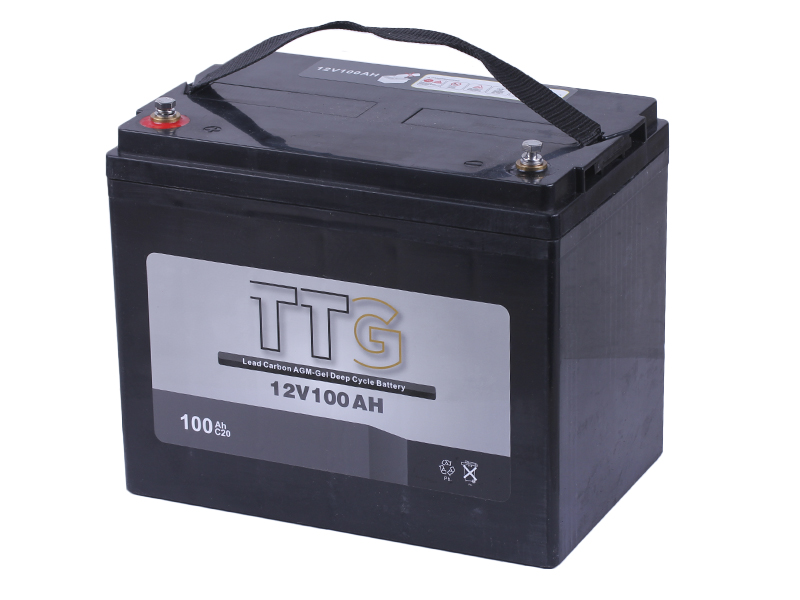 Аккумулятор тяговый TTG 100AH 12V 260х168х214 мм