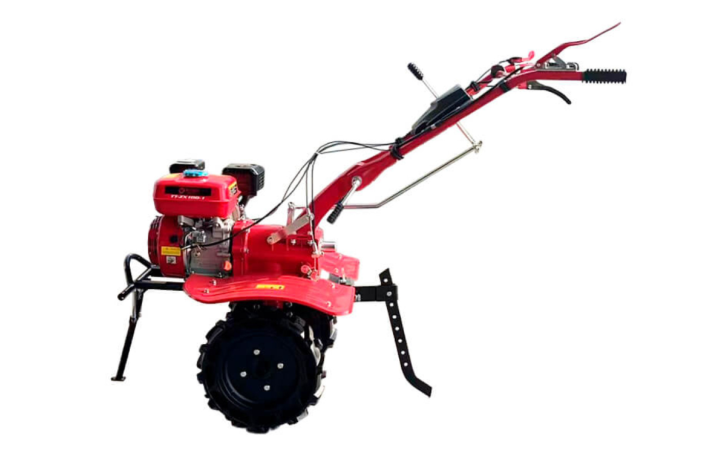 Мотоблок TΛTΛ TT-ZX100-1 (редуктор) на бензиновий двигун 170F (7 л.с.), безповітряне колесо 4,00*8