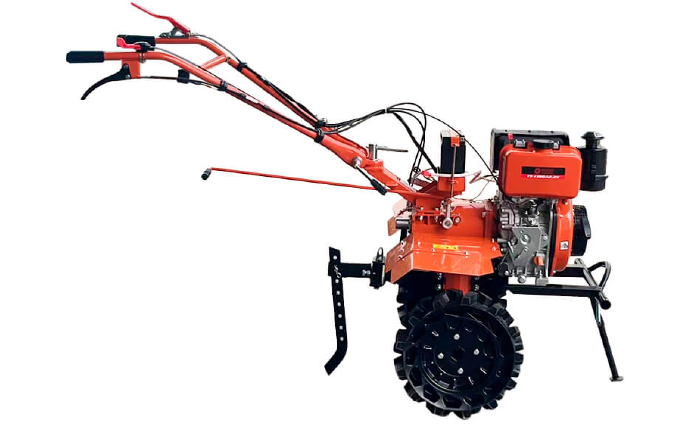 Мотоблок TΛTΛ TT-1100AE-ZX (редукторний) на дизельний двигун 178FE (6 л.с.), колесо 4,00*8 (безповітряне)