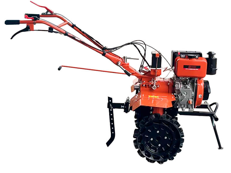 Мотоблок TT AGRO MOTO TT-1100AE-ZX (редукторный) на дизельный двигатель 178FE (6 л.с.), колесо 4,00×8 (безвоздушное)