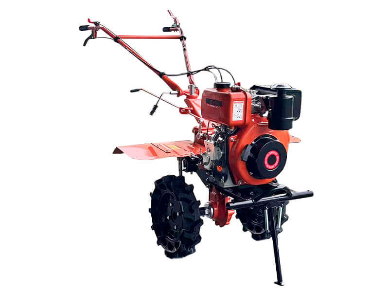 Мотоблок TT AGRO MOTO TT-1100A-ZX (редукторный) на дизельный двигатель 178F (6 л.с.), колесо 4,00×8 (безвоздушное)