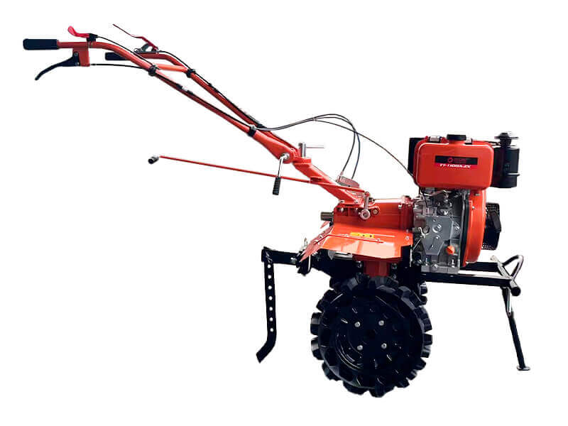 Мотоблок TT AGRO MOTO TT-1100A-ZX (редукторный) на дизельный двигатель 178F (6 л.с.), колесо 4,00×8 (безвоздушное)