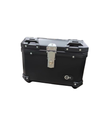 Кофр прямокутний YBX для мотоцикла, пластиковий чорний, 35 л