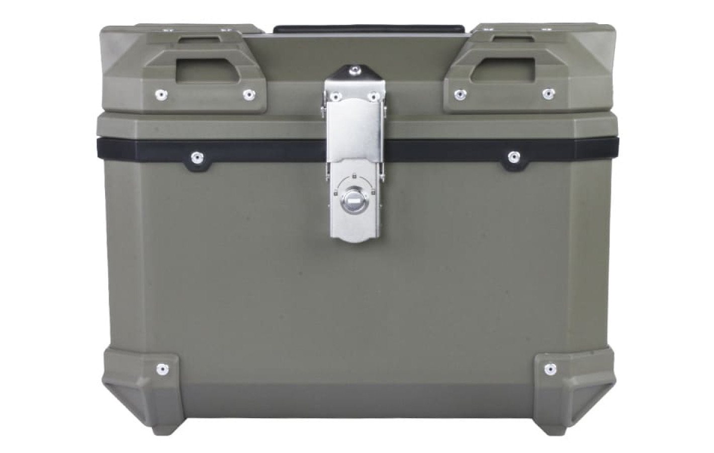 Кофр прямокутний YBX для мотоцикла, пластиковий зелений, 45л.