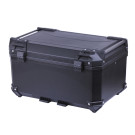 Кофр прямоугольный YBX для мотоцикла, пластиковый черный, 60л
