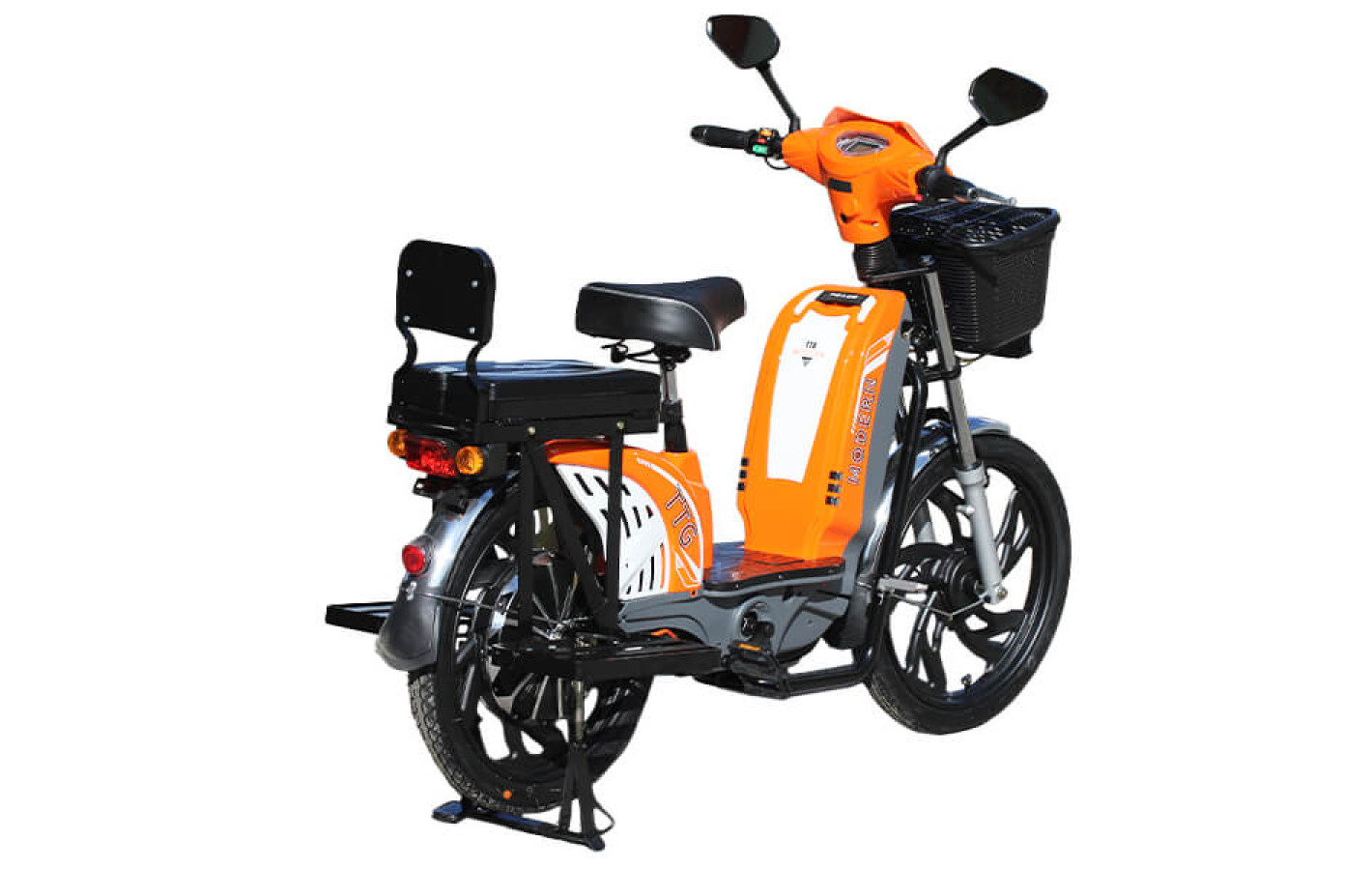 Электровелосипед TTG Modern EB-003 800W, Оранжевий