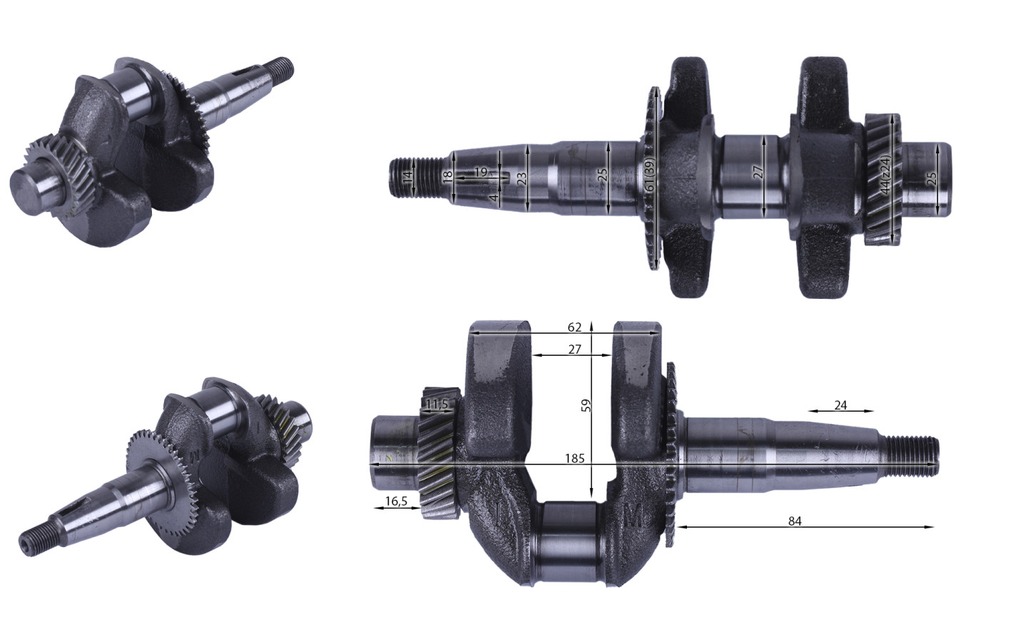 Коленвал - 4.5KW/4.8KW 