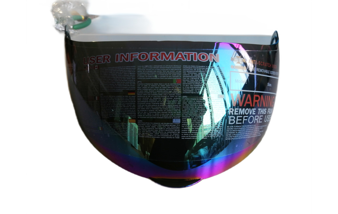 Стекло шлема MD-800 хамелеон - VIRTUE