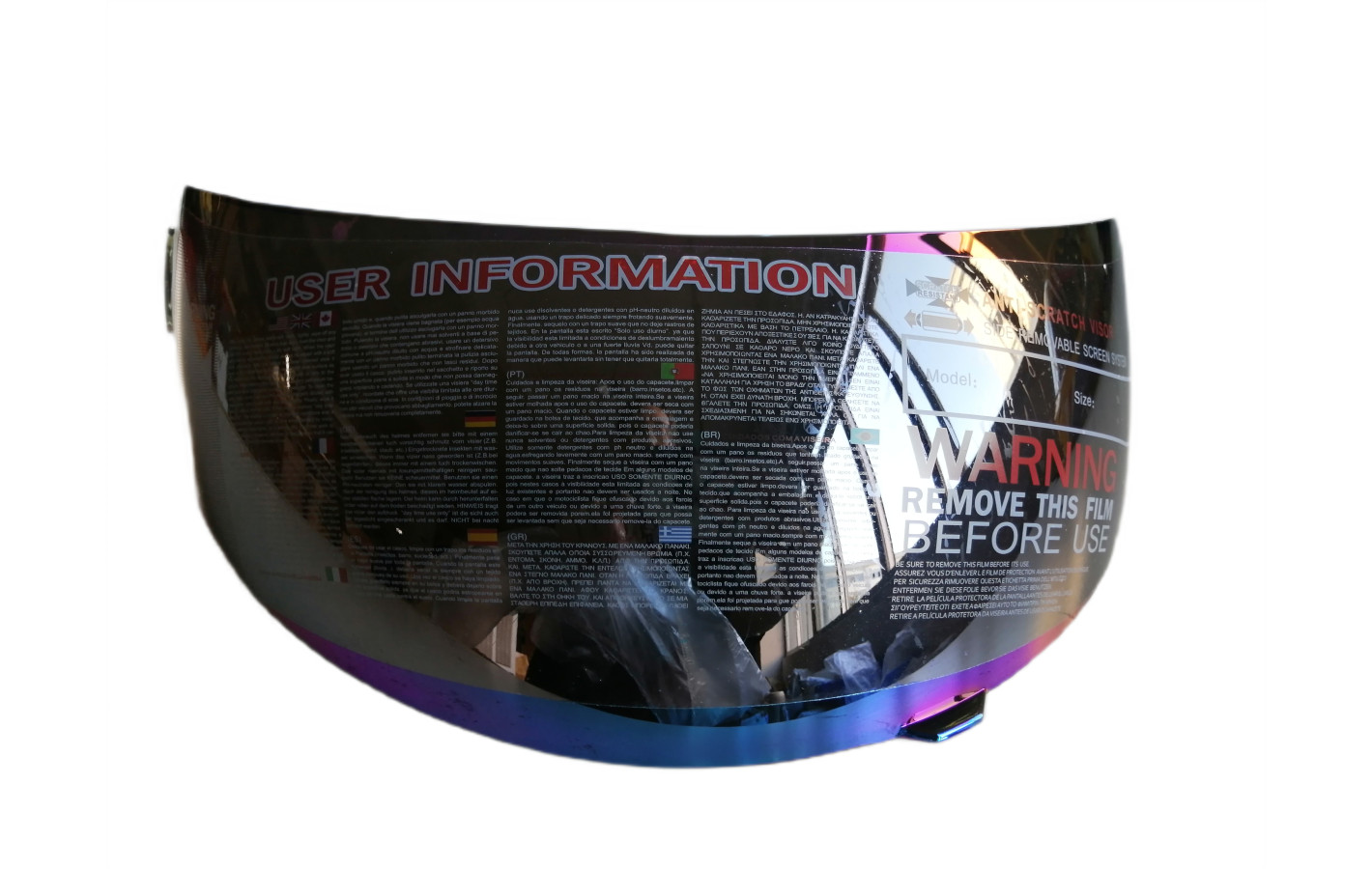 Стекло шлема MD-903 хамелеон - VIRTUE