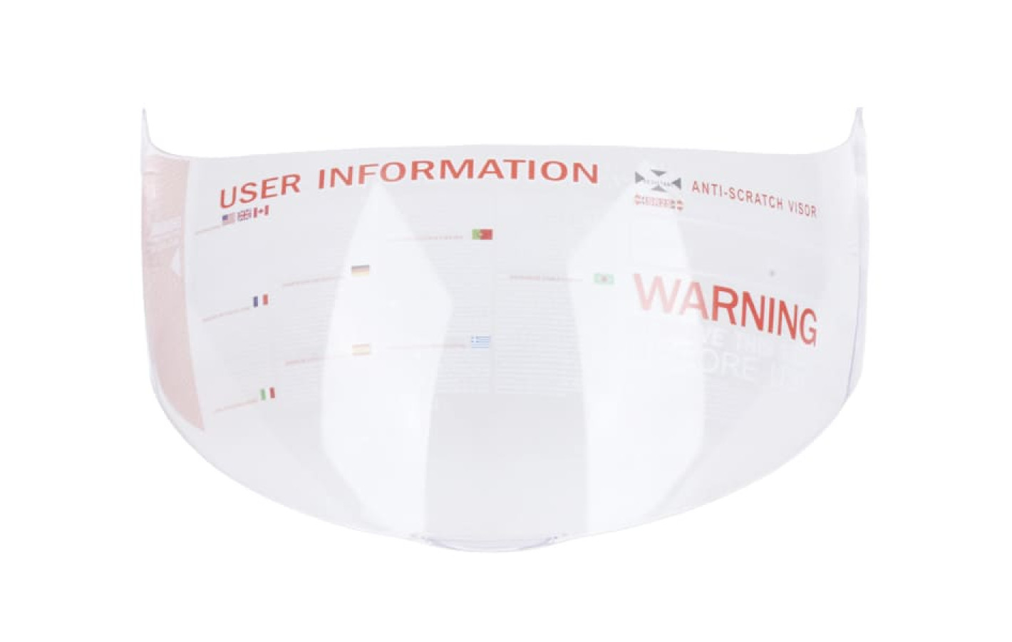 Стекло шлема MD-800 прозрачное - VIRTUE