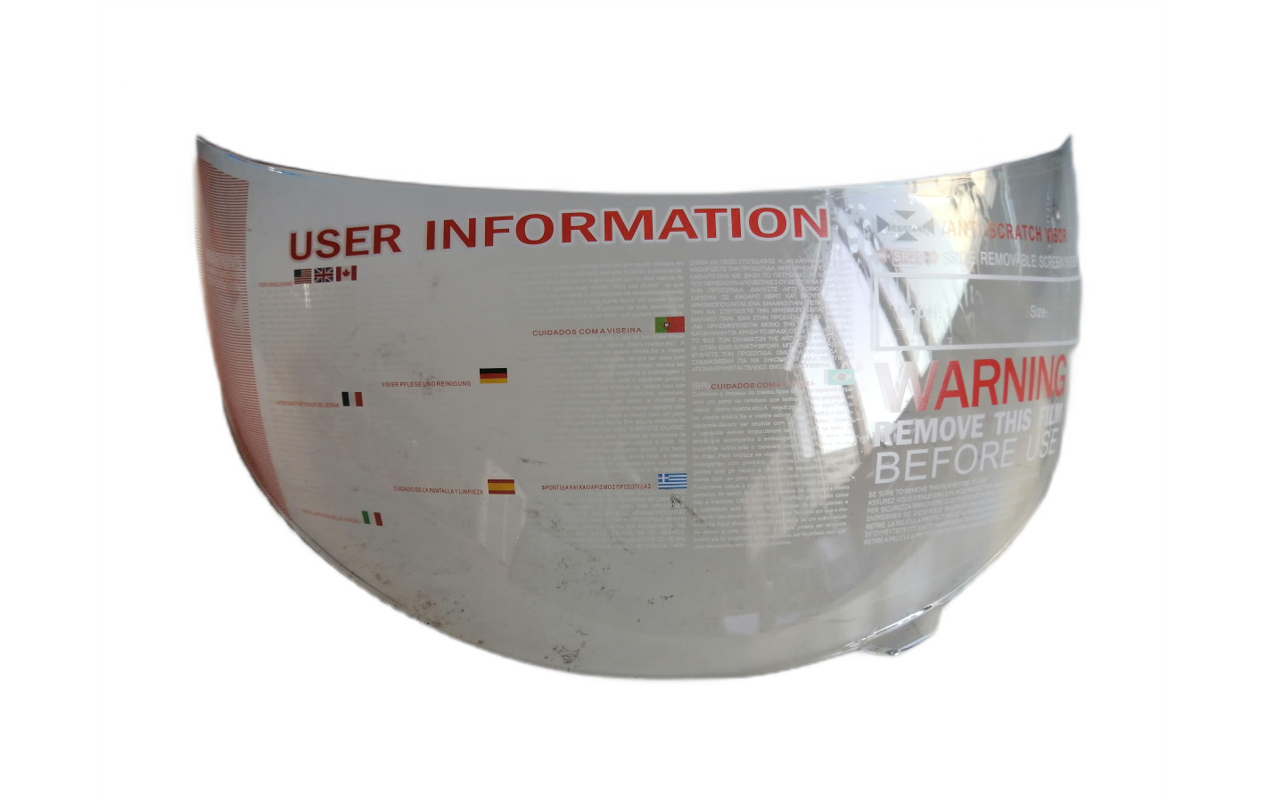 Стекло шлема MD-903 прозрачное - VIRTUE