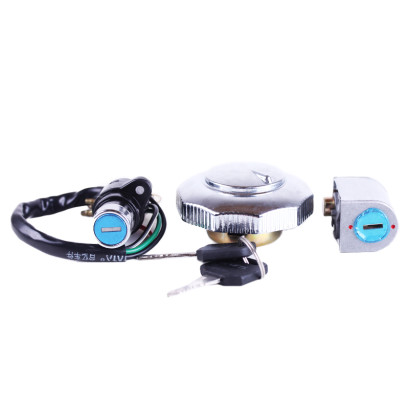 Замки з кришкою бака YBX на мопед Альфа, к-т: 2 шт.