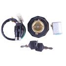 Замки з кришкою бака YBX на мопед Альфа, к-т: 2 шт.