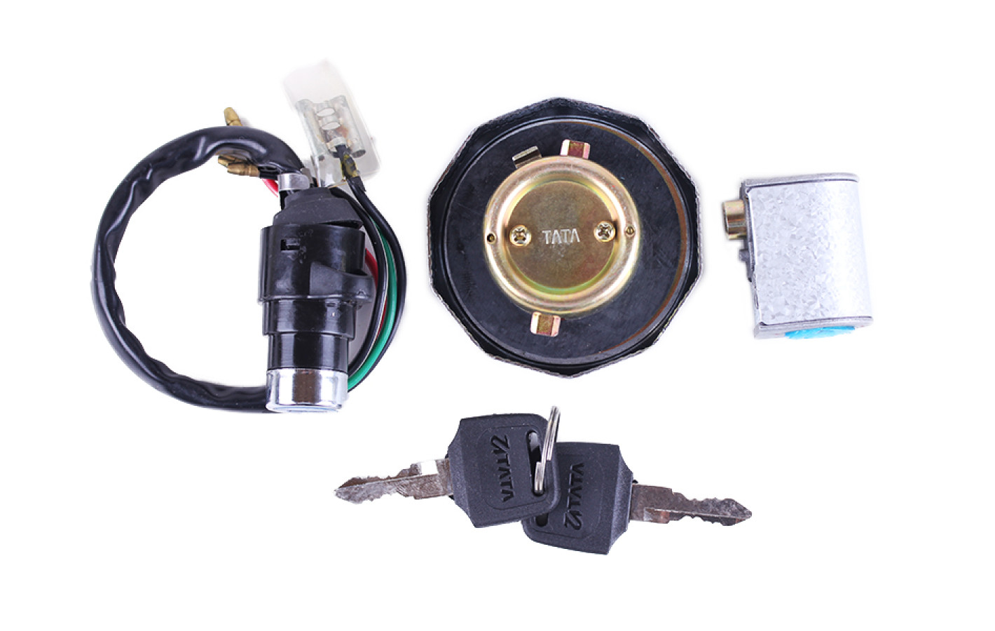 Замки з кришкою бака YBX на мопед Альфа, к-т: 2 шт.