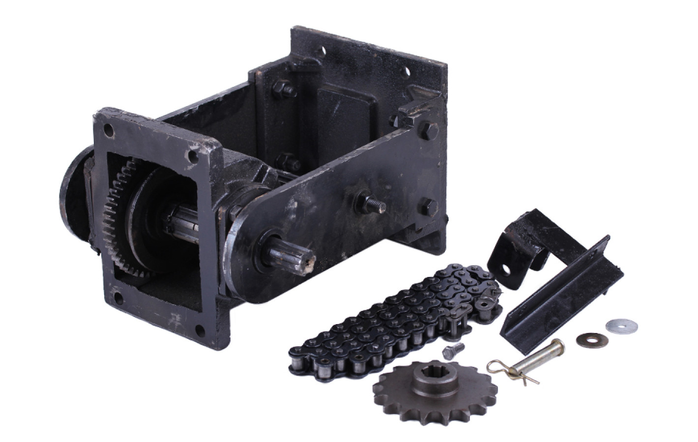 Перехідний редуктор фрези в зборі YBX на мототрактор, без гідравліки