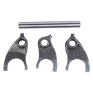 Вал КПП TT AGRO MOTO на бензиновий двигун ZS174MN-5 CB300 з вилками 3 шт.