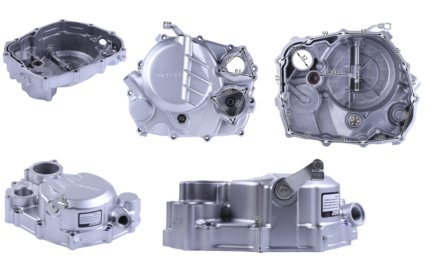 Кришка двигуна права (ZS174MN-5) - CB300