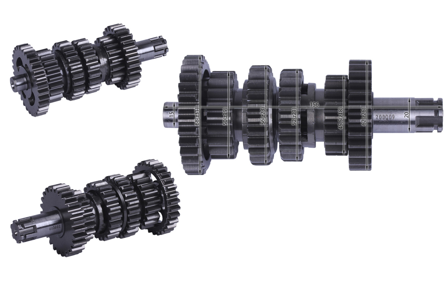 Шестерні вторинного валу (ZS174MN-5) - CB300