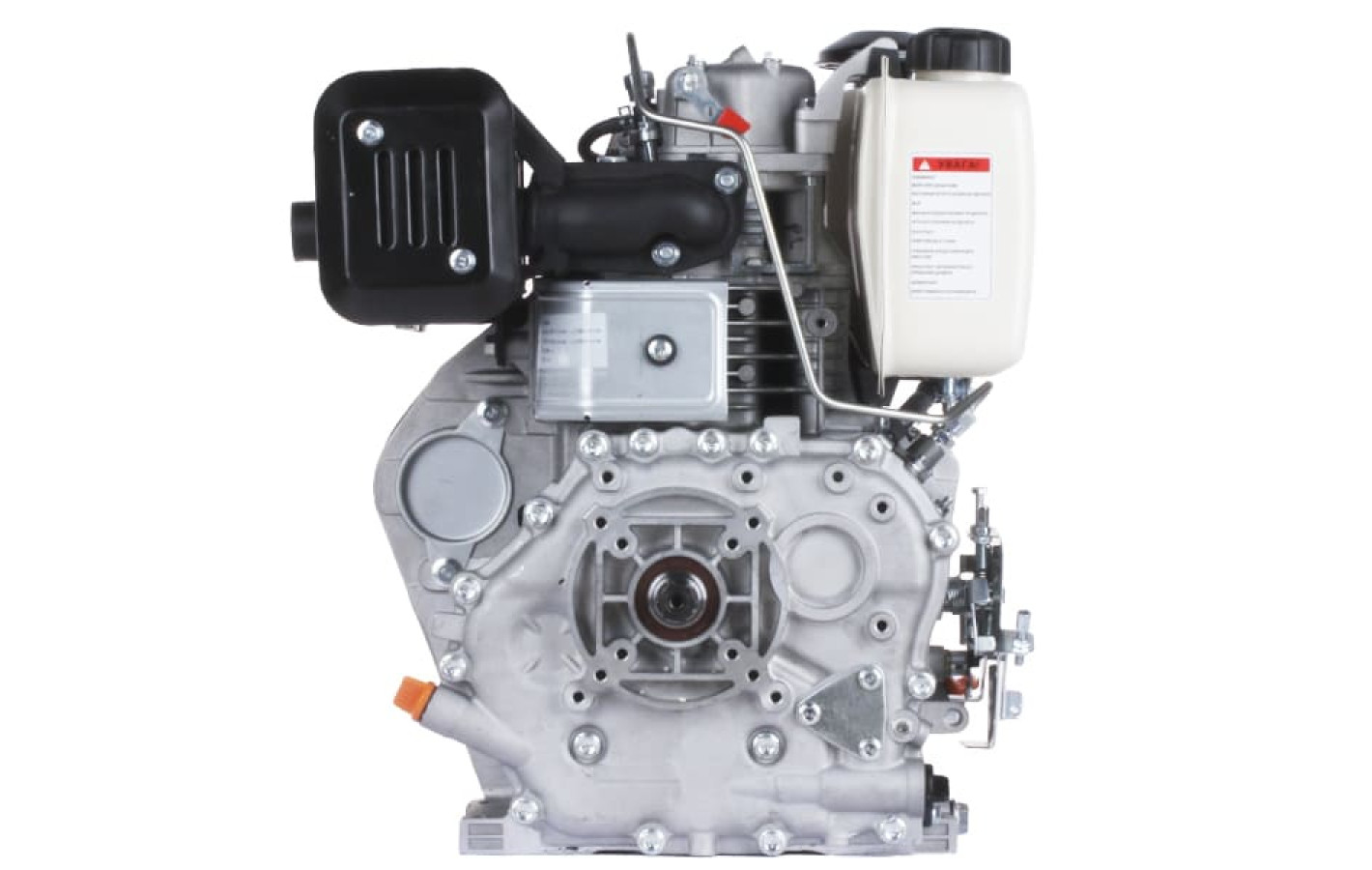 Двигун дизельний 188D ТТ з паливним баком та тнвд без електроклапану (з виходом валу під шліц, 25 мм) 11 к.с.