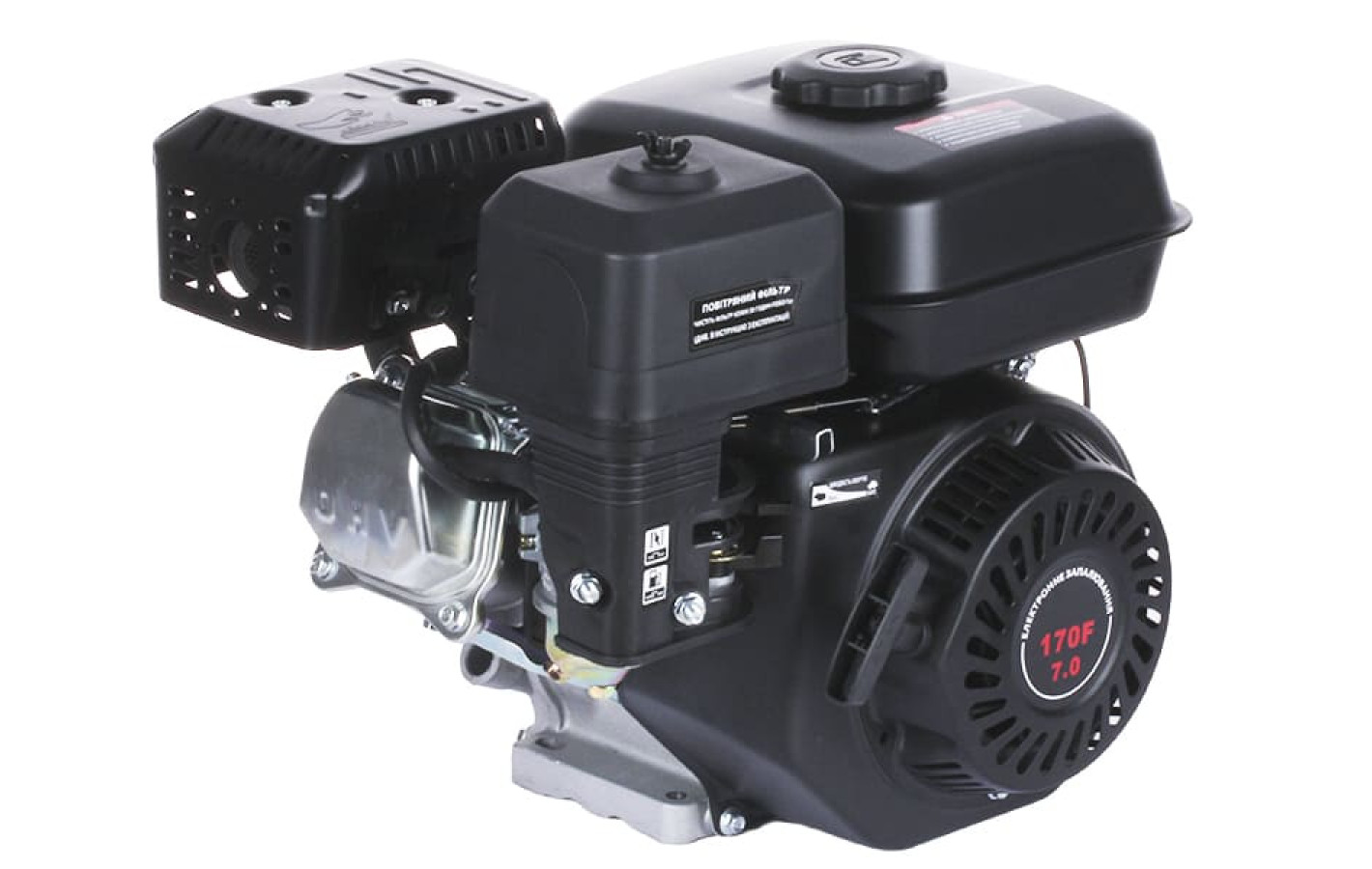 Двигун 170F - бензин (під різьблення діаметр 18 мм) (7 л.с.) ТТ