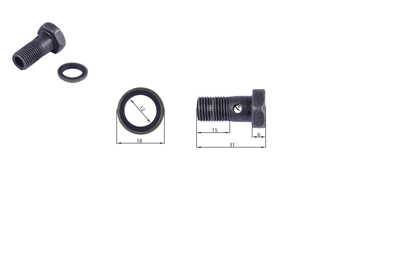 Болт топливного бака ZH1105N/ZH1115N/ZH1125N YBX