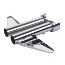 Крепление фары (хром), к-кт 2 шт - Дельта/Альфа