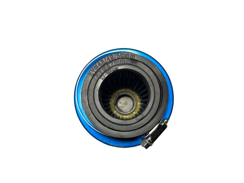 Фильтр нулевой TT AGRO MOTO KM, синий, Ø48-50/35 мм,  прямой, тип 2