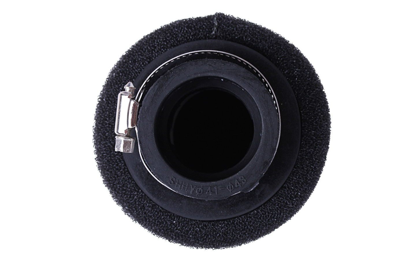 Фільтр повітряний Ø42 мм прямий з хомутом (150CC)-АМ YBX