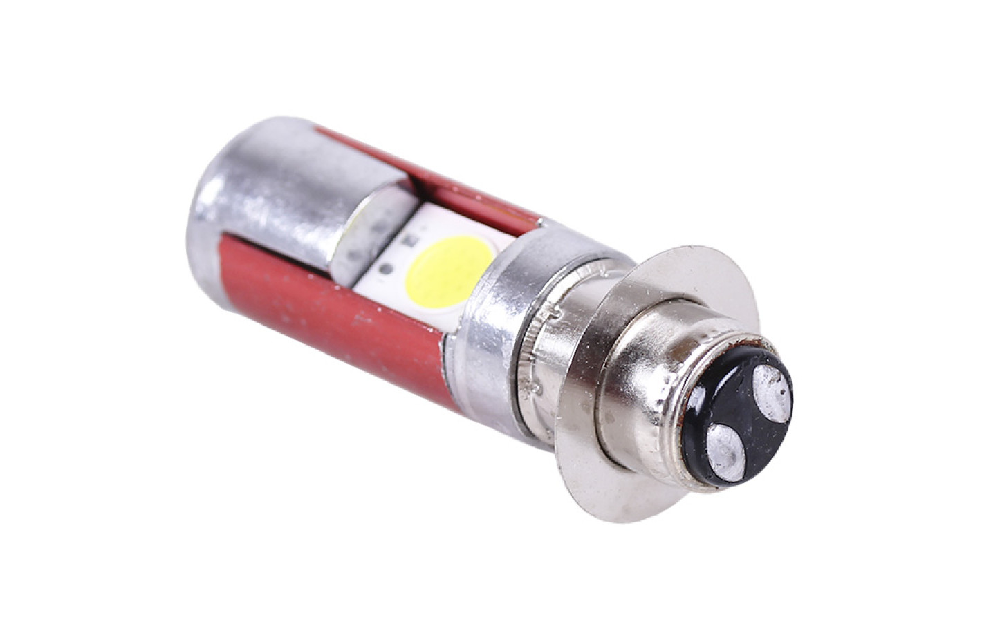 Лампа фари діодна 2 кристали 1 вусик П15Д-25-1 12В 35/35W - LED - АМ YBX