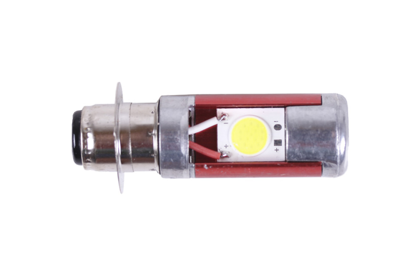 Лампа фари діодна 2 кристали 1 вусик П15Д-25-1 12В 35/35W - LED - АМ YBX