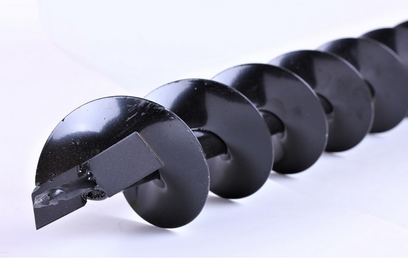 Шнек L-1000 мм диаметр 100 мм для мотобура YBX