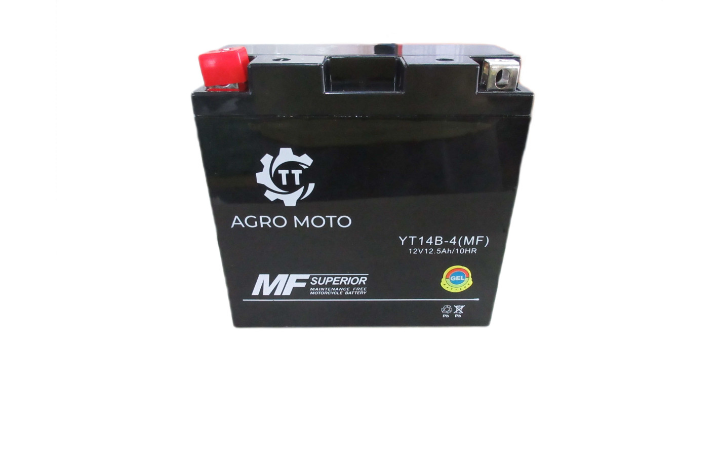 Аккумулятор YT14B-4(MF) 12.5АH 150*70*145 мм - OUTDO