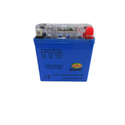 Аккумулятор гелевый 12N5L-BS 5АH 119*60*129 мм синий, С ИНДИ..