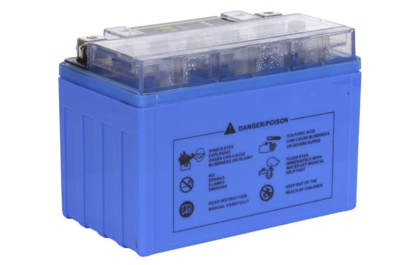 Аккумулятор гелевый TTG YTX9-BS 9АH, 150*87*107 мм синий, с индикатором