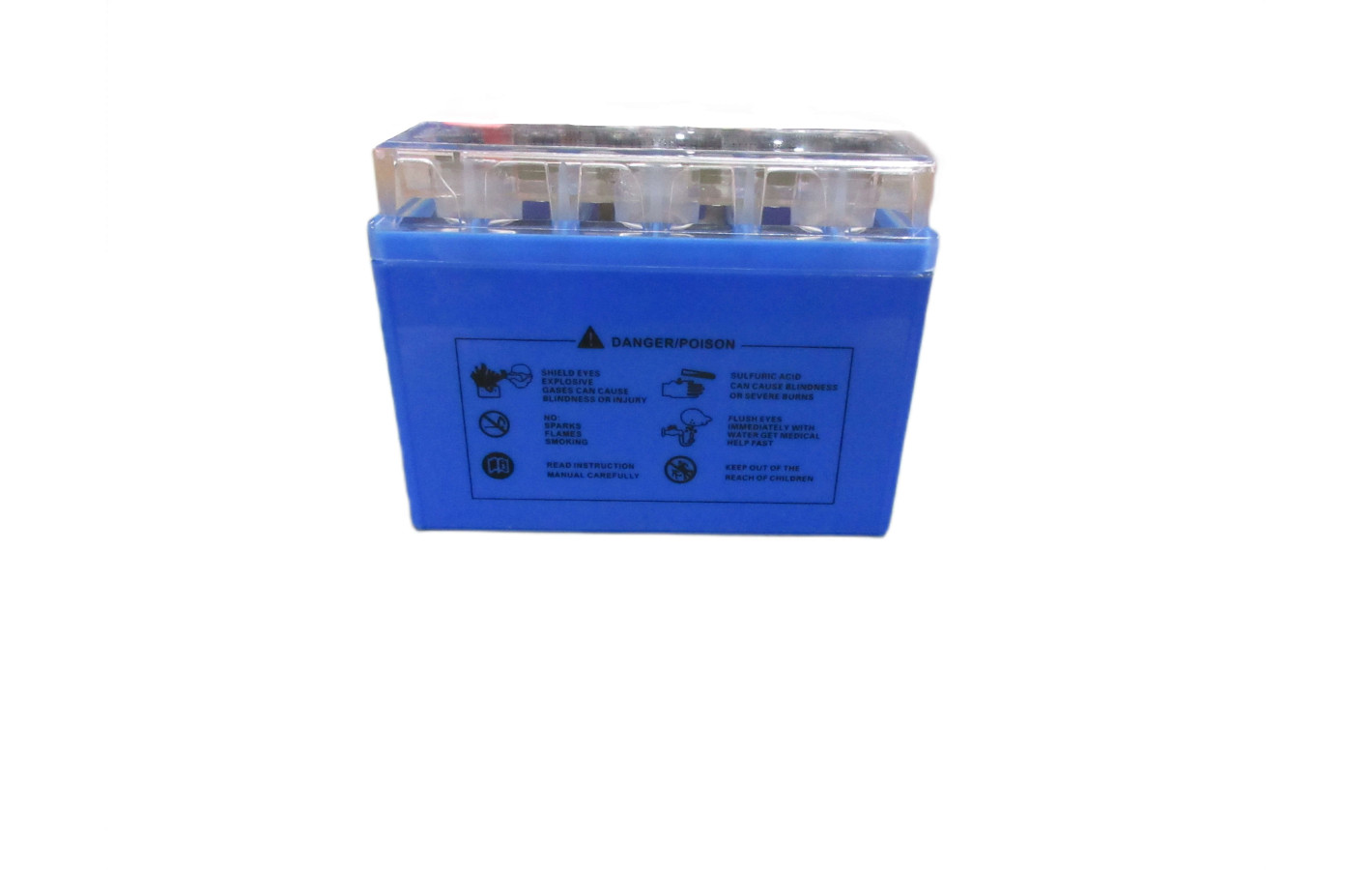 Аккумулятор гелевый YTX4L-BS 4AH 113*70*85 мм синий, С ИНДИКАТОРОМ, TTG - OUTDO