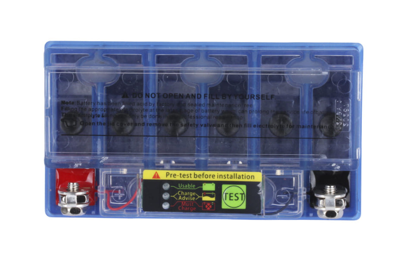 Аккумулятор гелевый TTG YB9-BS 9АH 137*76*134 мм синий, с  индикатором