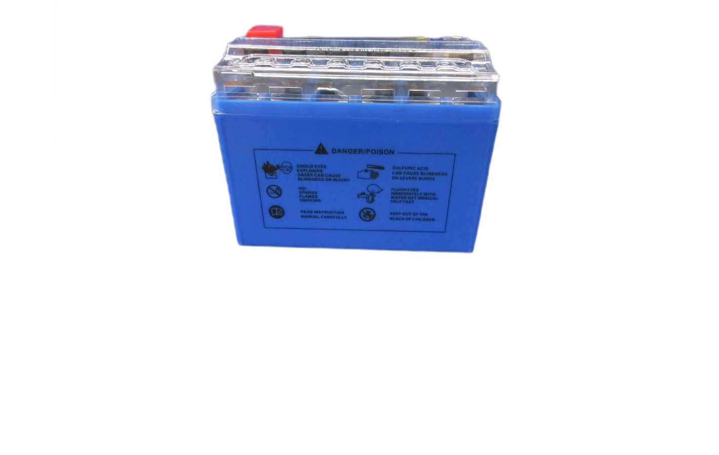 Аккумулятор гелевый YTX4L-BS 4AH 113*70*85 мм синий, С ДИСПЛЕЕМ TTG - OUTDO