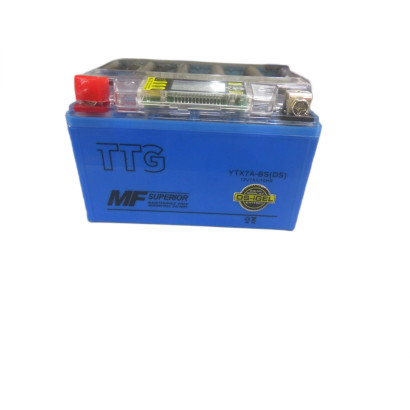 Аккумулятор гелевый YTX7A-BS 7АH 150*87*94 мм синий, С ДИСПЛ..