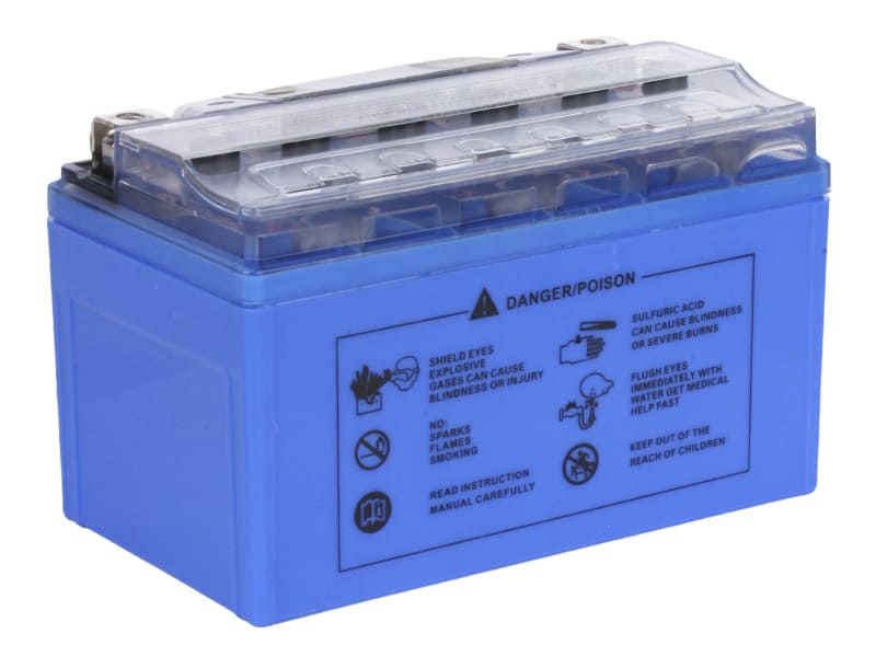 Аккумулятор гелевый TTG YTX7A-BS 7АH, 150х87х94 мм синий, с дисплеем