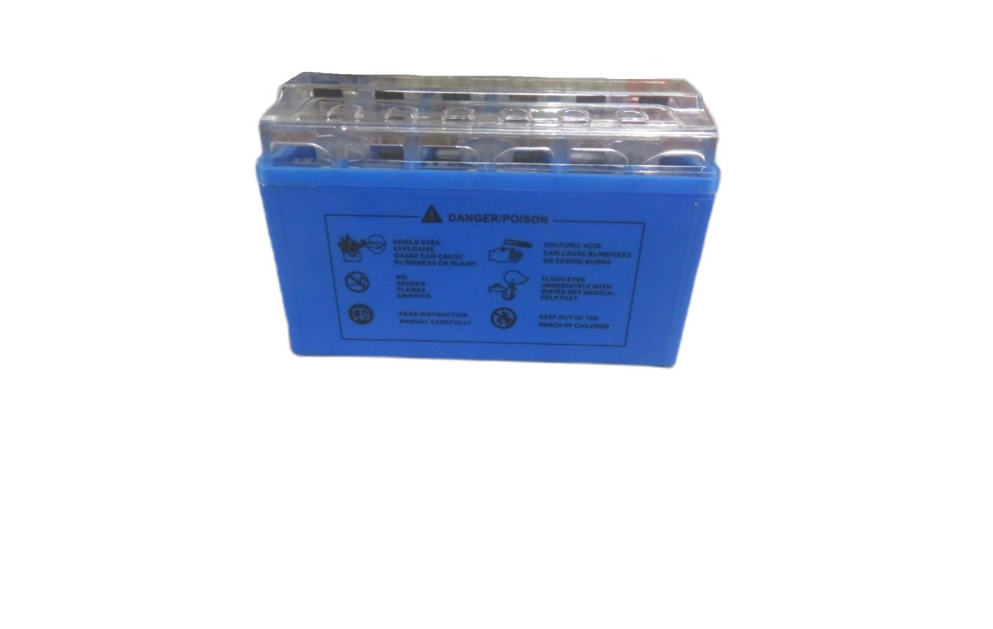 Аккумулятор гелевый YTX7A-BS 7АH 150*87*94 мм синий, С ДИСПЛЕЕМ TTG - OUTDO