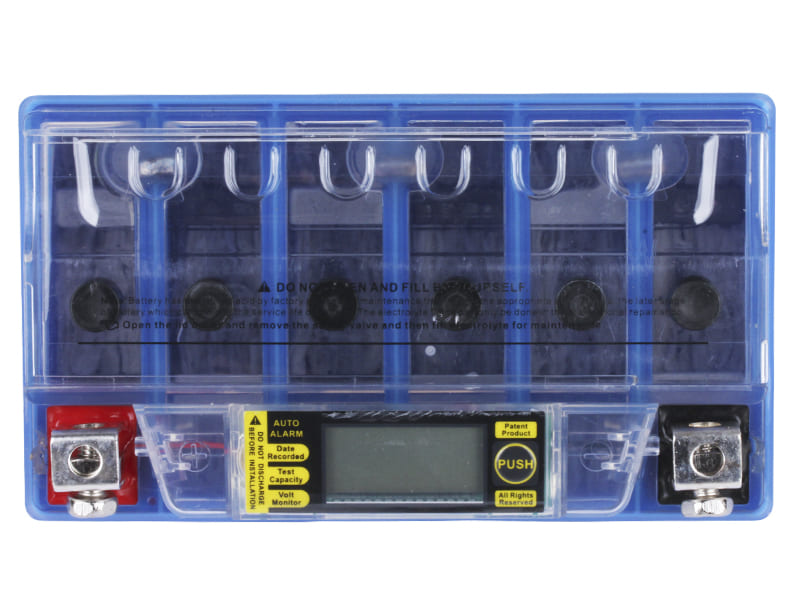 Аккумулятор гелевый TTG YTX7A-BS 7АH, 150х87х94 мм синий, с дисплеем