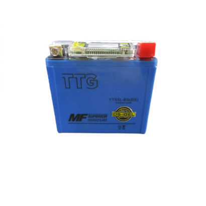 Аккумулятор гелевый YTX5L-BS 5АH 113×70×106 мм синий, С ДИСП..